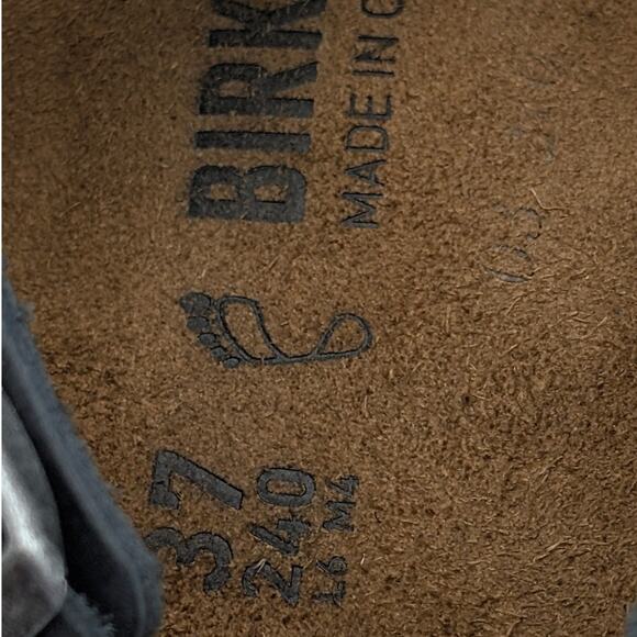 Birkenstock Sonora Sandals Oiled Leather Women's Black Size USW6/M4 EU37 - Picture 9 of 14